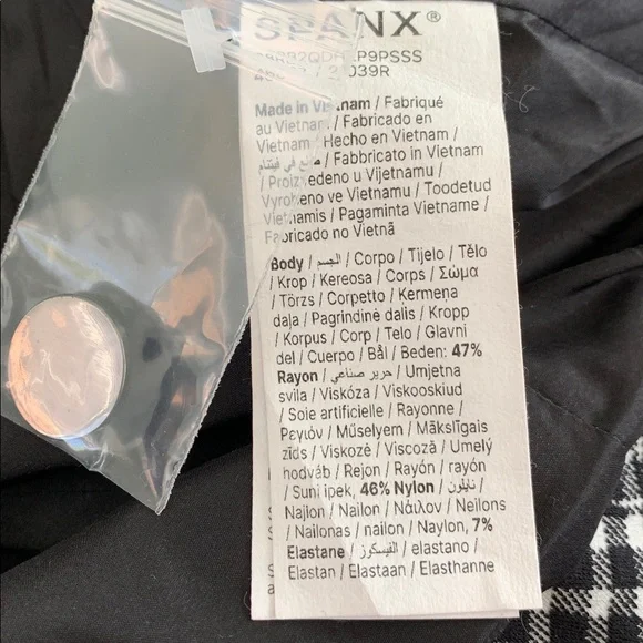 SPANX Ponte Plaid Jacquard Lady Jacket - Picture 14 of 16